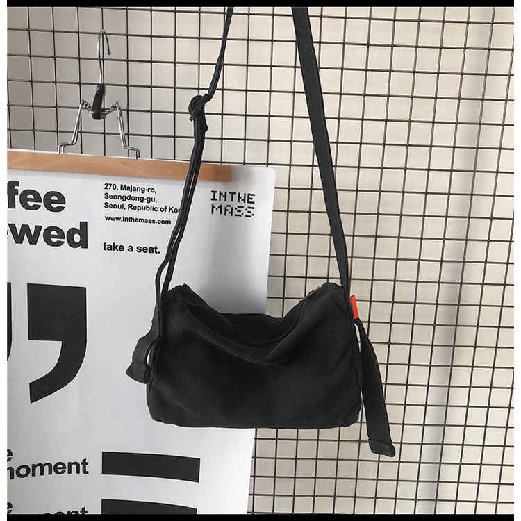 Túi đeo chéo kaki hình chữ nhật size nhỏ