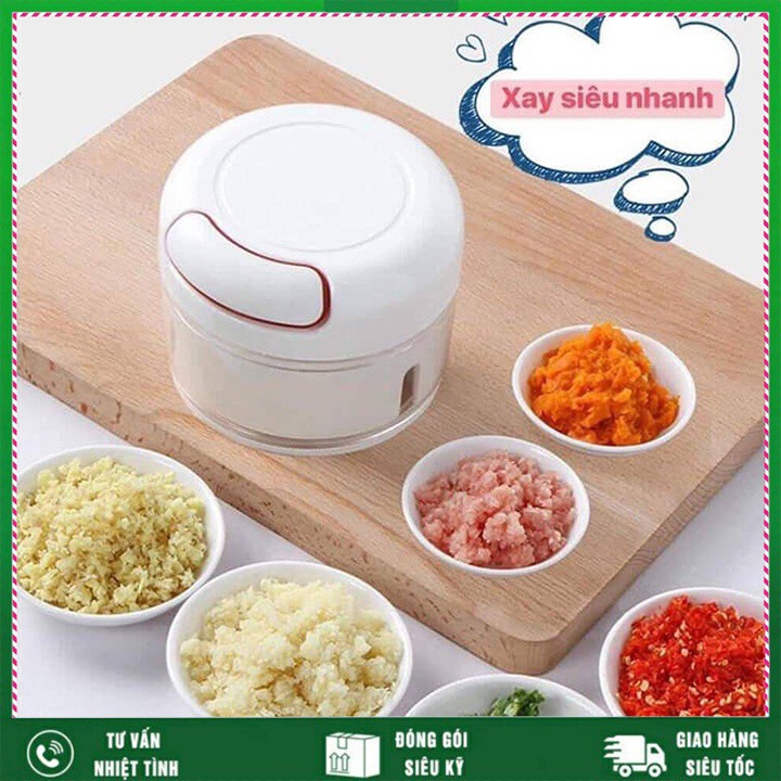 Máy xay tỏi ớt cầm tay Mini Food Chopper