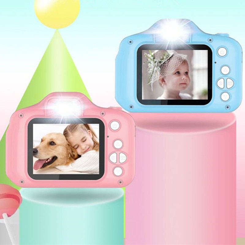 Máy ảnh kỹ thuật số HD 1080P Mini 2.0 inch X200 chuyển đổi ngôn ngữ cho trẻ em | BigBuy360 - bigbuy360.vn