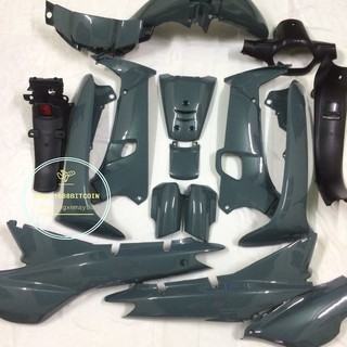 Dàn áo xe Wave alpha  Màu Xi Măng- Wave nhỏ - 110- THÁI 2000 đến 2006-Wave ZX-wave -wave nhựa ABS