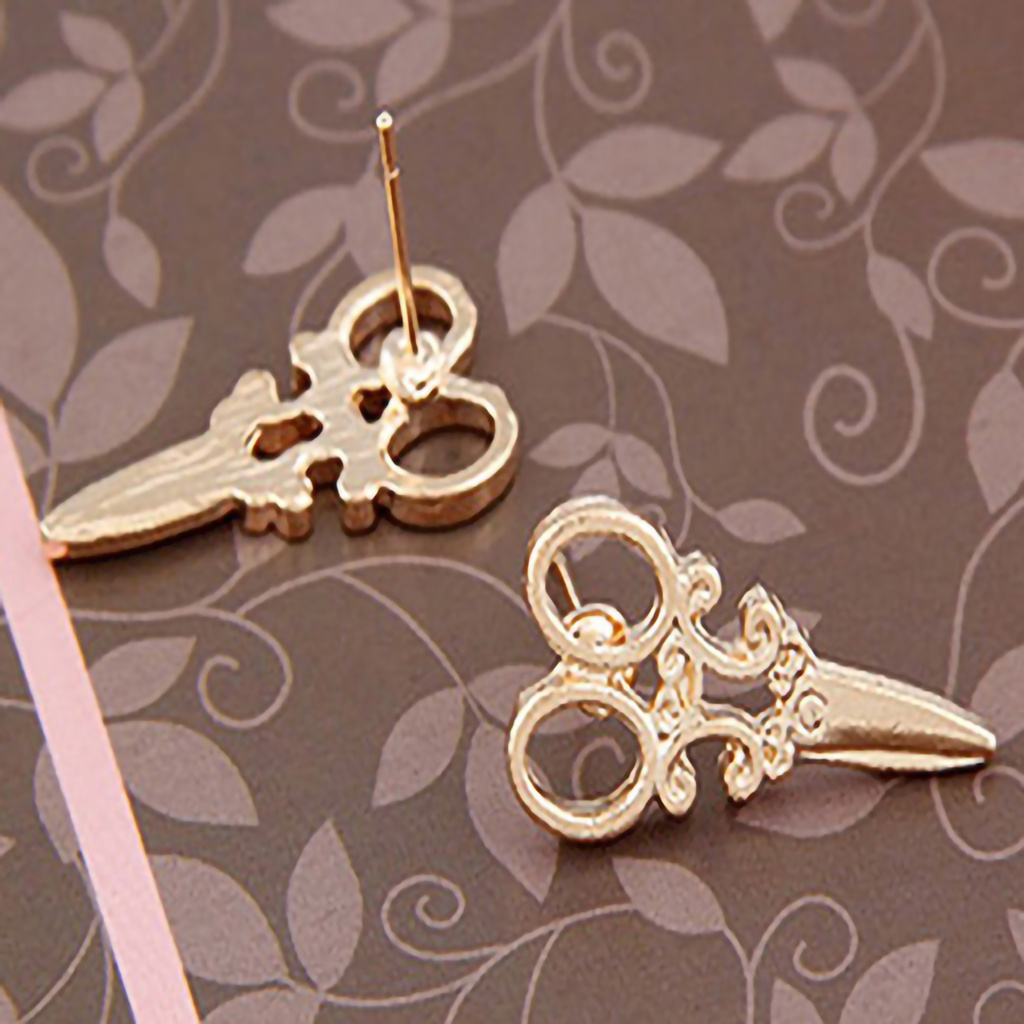 bigmoder Ear Jewelry All-match Not Easy to Fade Punk Style Creative Ear Studs for Gift