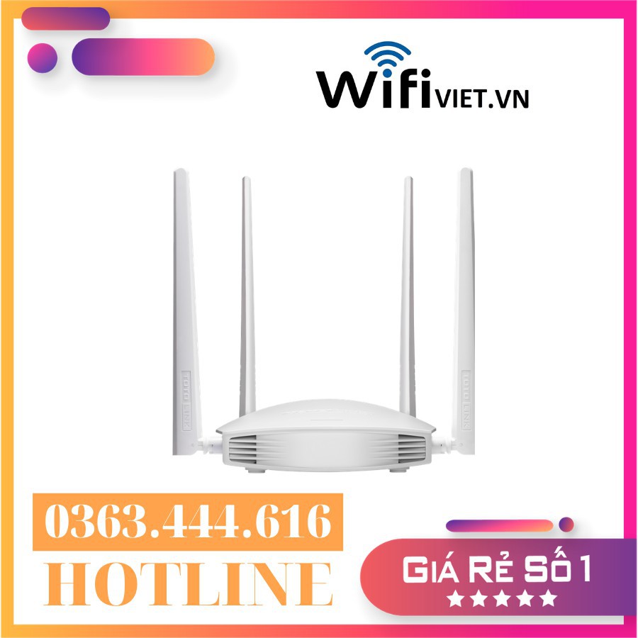 [ Tư vấn & Lắp đặt tận nơi]  TOTOLINK N600R – Router Wi-Fi Chuẩn N Tốc Độ 600Mbps | Tư Vấn & Lắp Đặt