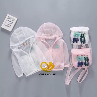 Áo chống nắng J&M cho bé có kèm balo sau lưng