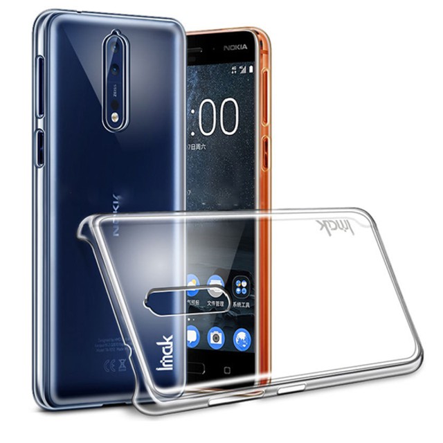 ốp lưng imak xịn Nokia 8 phủ nano trong suốt