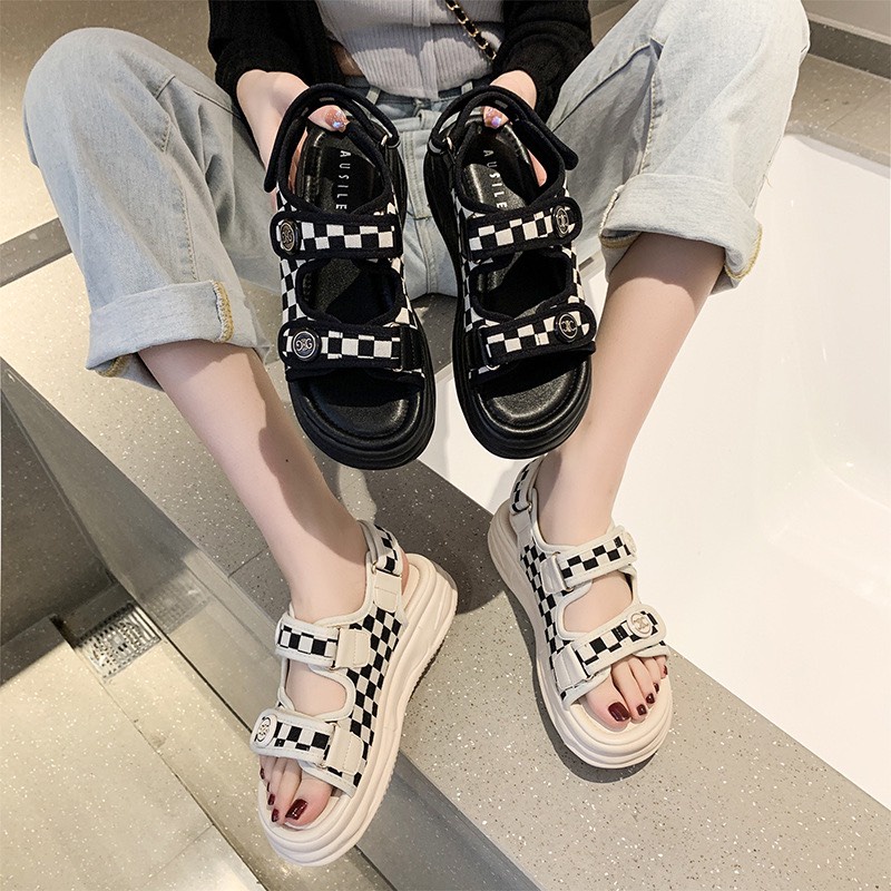 Sandal nữ quai dán siêu đẹp GoGo