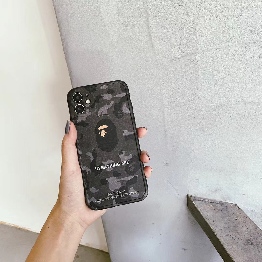 Ốp điện thoại TPU in họa tiết đầu khỉ thời trang cho IPHONE 7 8 X XS XR XSMAX 11 PRO PROMAX | BigBuy360 - bigbuy360.vn