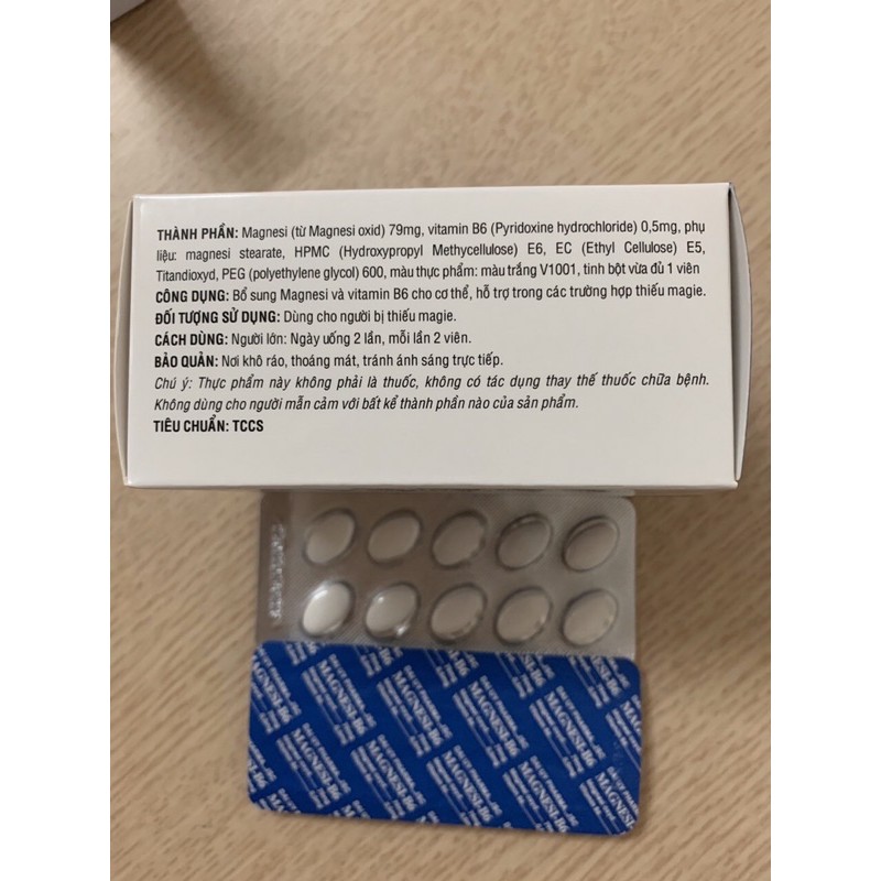 Magie B6 - Magnesi B6 hộp 100 viên - tăng cường sức đề kháng cho cơ thể | Thế Giới Skin Care