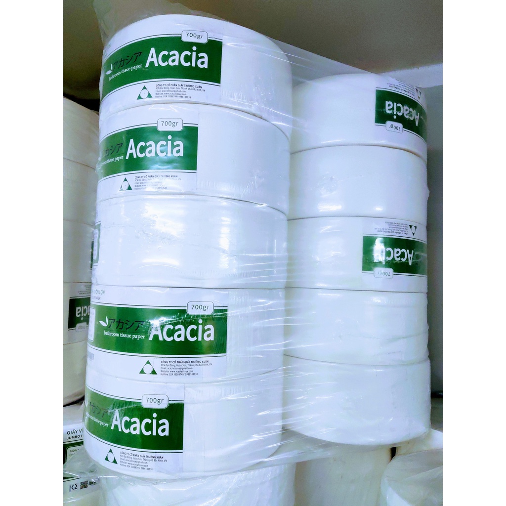 Giấy vệ sinh cuộn to 700g ACAICA