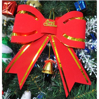 Phụ kiện trang trí noel NƠ GIÁNG SINH A50