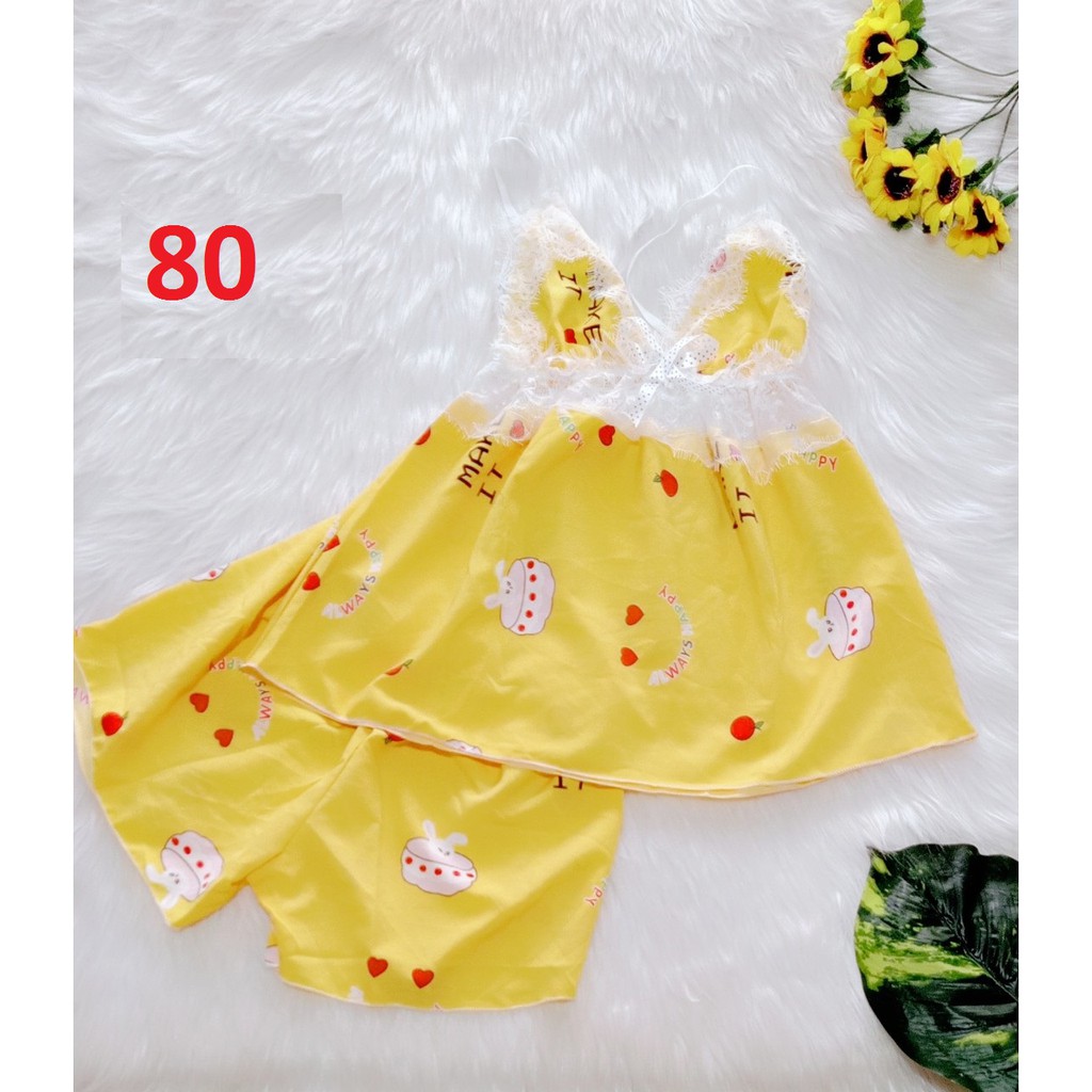 Bộ lụa đùi dễ thương - 38 đến 62kg | BigBuy360 - bigbuy360.vn