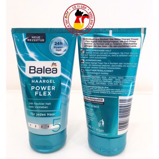 Gel tạo kiểu tóc balea power flex 150ml cấp độ 5 dành cho mọi loại tóc