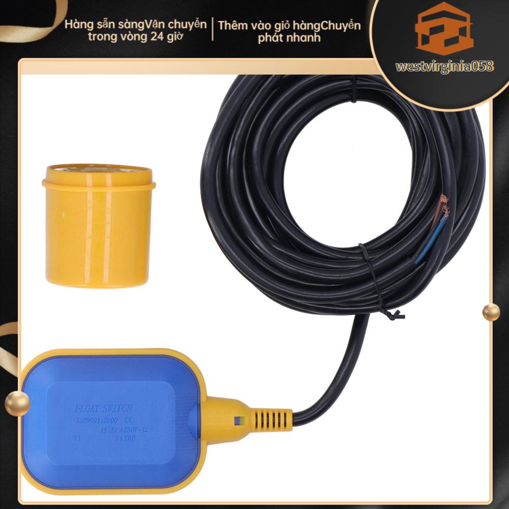 Công Tắc Điều Khiển Mực Nước 7m Chống Nước IP68 Bảo Vệ Mức Độ Nước Cho Hồ Bơi 250V‐