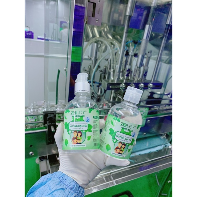 Nước rửa tay zoley hương bạc hà nắp bật.220ml | BigBuy360 - bigbuy360.vn