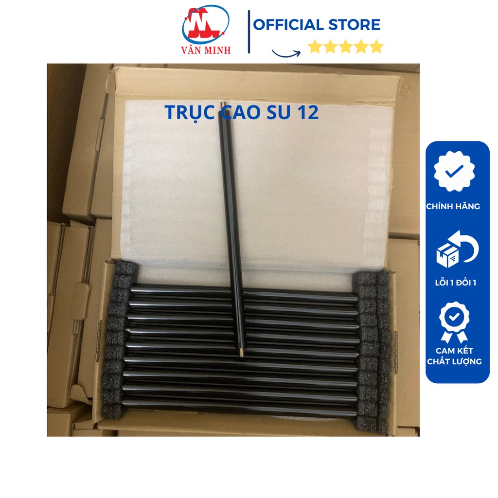 Combo 05 Trục cao su 12, trục sạc 12A,49A,05A máy in Canon 2900/ 3000... HP 1010/ 1020...