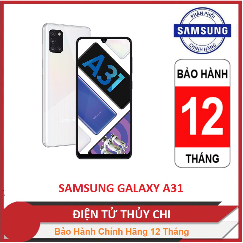 Điện thoại Samsung Galaxy A31 - Hàng Chính Hãng Mới 100%