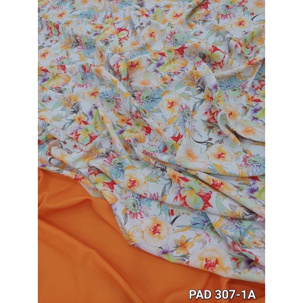 Vải áo dài in hoa nhí