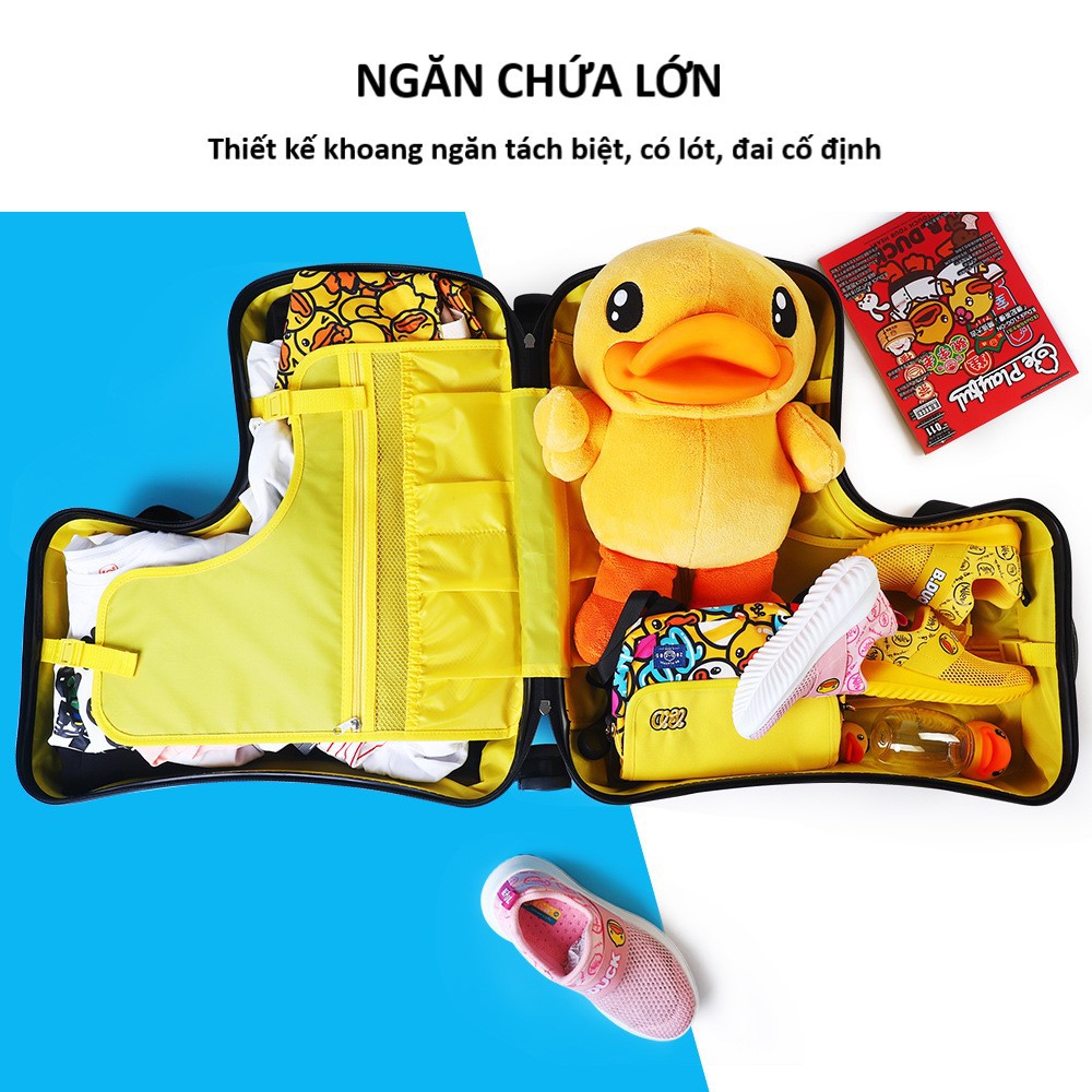 VALI CHO BÉ CHÍNH HÃNG B.DUCK MÃ 8180 20/24 INCH PHIÊN BẢN TRỨNG VỠ
