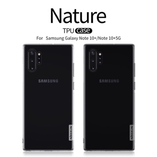 Ốp lưng silicon cho Samsung Note 10 Plus/ Note 10+ 5G dẻo trong suốt ( Chính Hãng )
