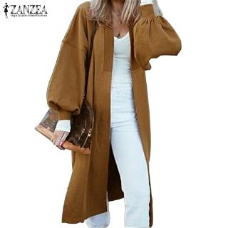 Áo Khoác Cardigan Zanzea Dáng Dài Thời Trang Cho Nữ