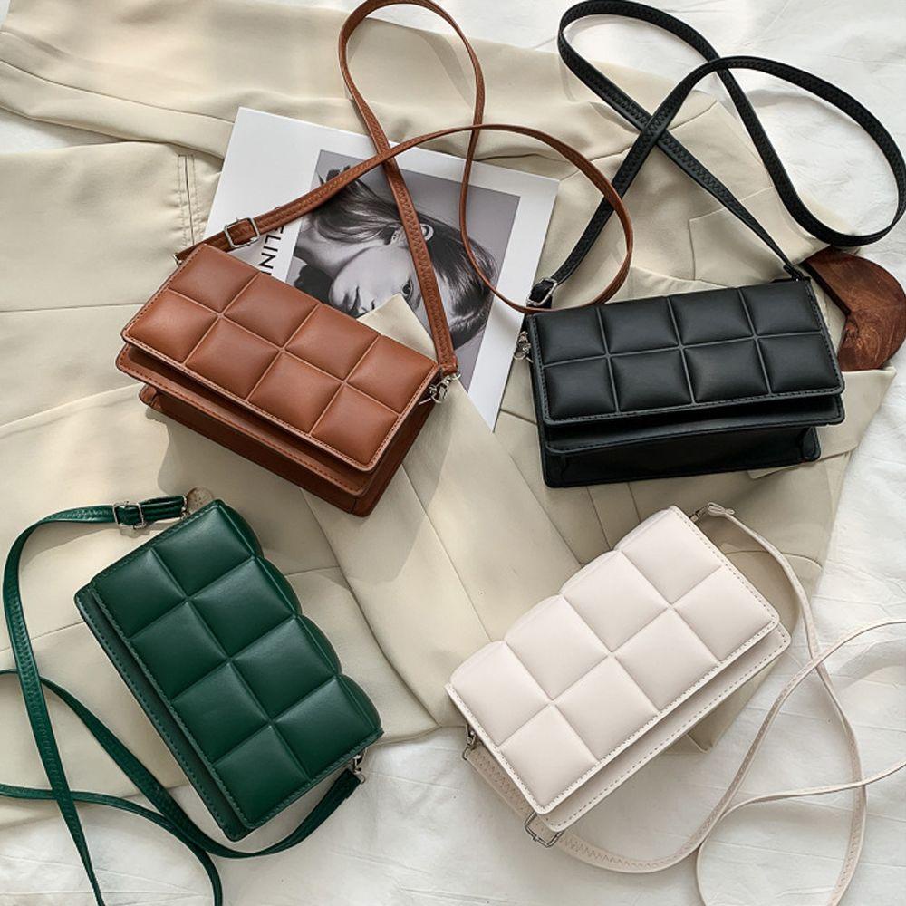 JUNE Túi Xách Da PU Đeo Chéo Thời Trang