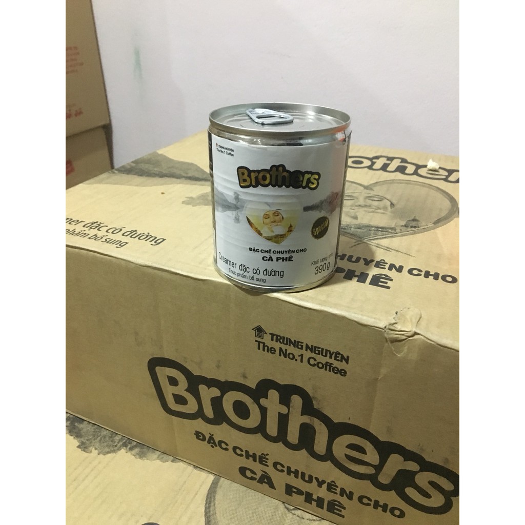 Sữa Đặc Có Đường Brothers 390G - Trung Nguyên