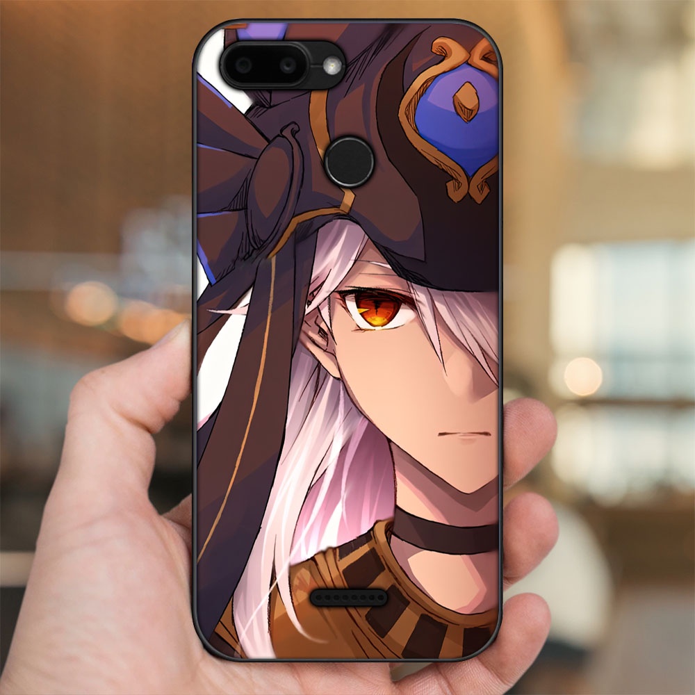 Ốp lưng Xiaomi Redmi 6 viền đen in hình Cyno Genshin Impact