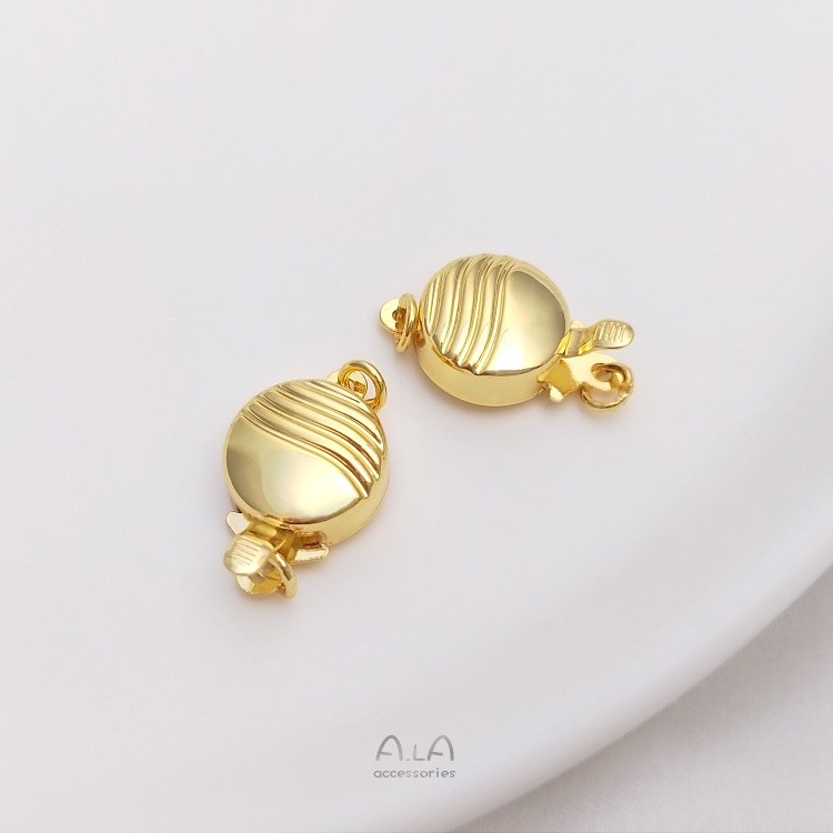 Chốt Khóa Mạ Vàng 18K Cao Cấp Nhiều Màu Sắc Dùng Làm Đồ Trang Sức