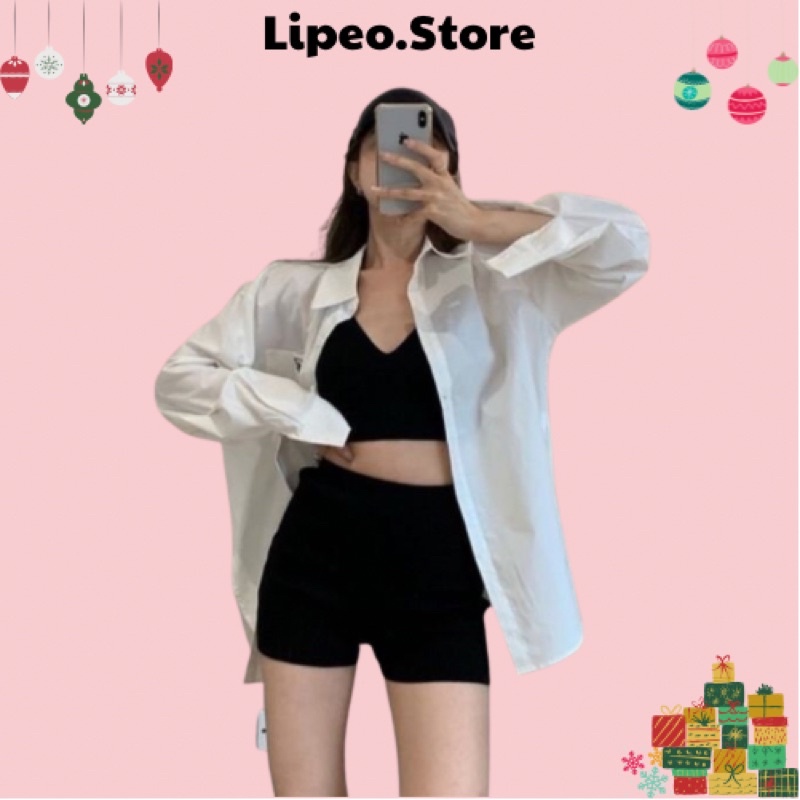 Quần legging đùi ngắn nữ, Lipeo.store
