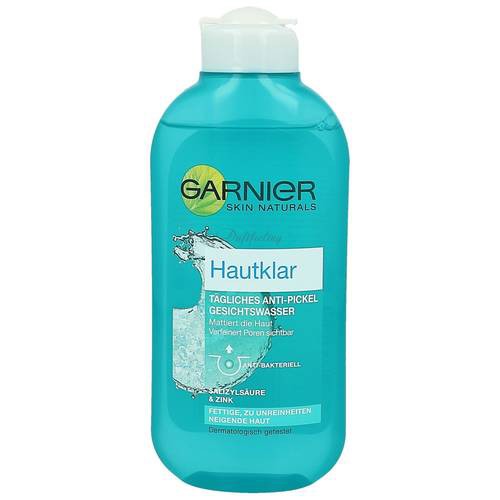 Nước hoa hồng ngừa mụn Garnier Hautklar 200ml