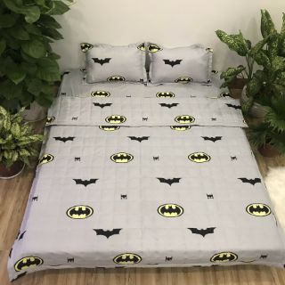 Sét hè chăn ga gối poly 5 món