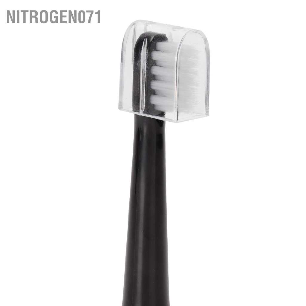 Bàn Chải Đánh Răng Điện Siêu Âm 3 Chế Độ Pin Sạc USB 2 Đầu Chống Nước IPX7 Có Hẹn Giờ Thông Minh