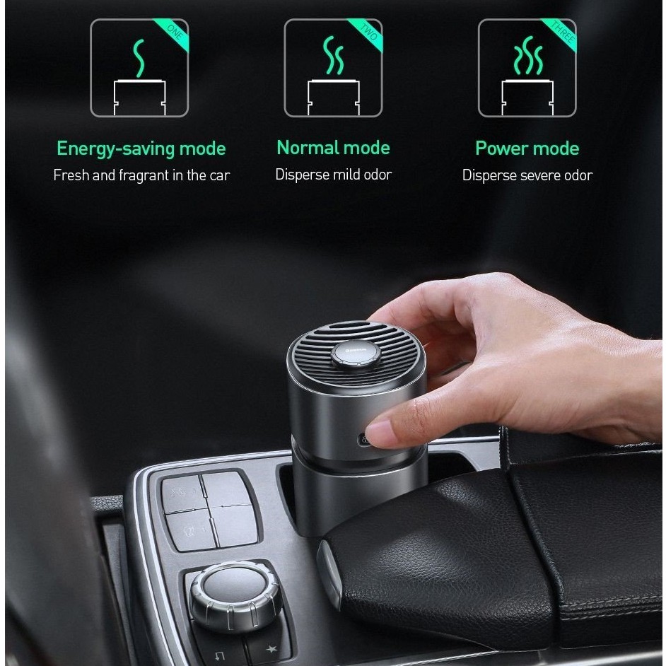 Máy khử mùi và lọc không khí dùng cho xe hơi Baseus Breeze fan Air Freshener