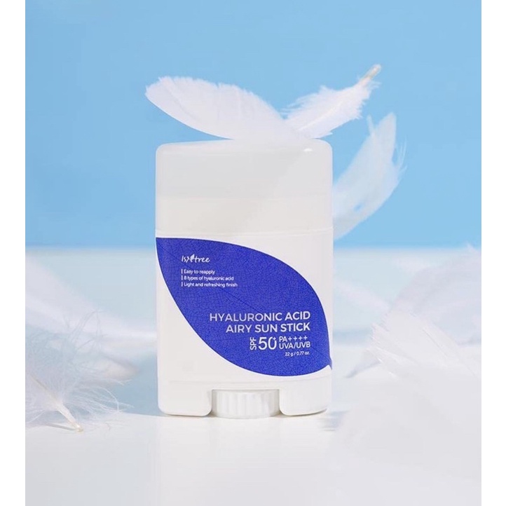 Sáp chống nắng dạng thỏi 𝐇𝐲𝐚𝐥𝐮𝐫𝐨𝐧𝐢𝐜 𝐚𝐜𝐢𝐝 𝐚𝐢𝐫𝐲 𝐬𝐮𝐧 𝐬𝐭𝐢𝐜𝐤 22g