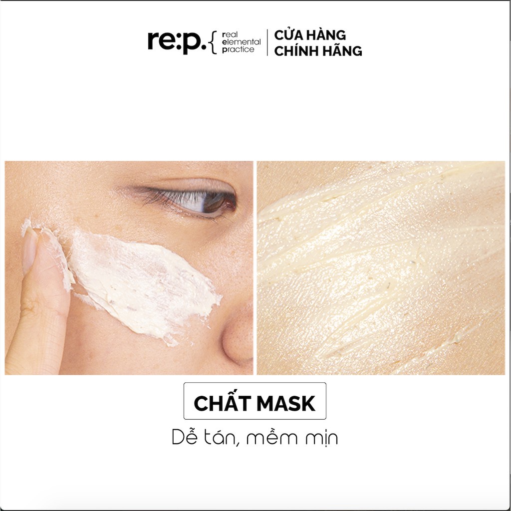 Mặt Nạ Đất Sét Hoa Cúc Giảm Viêm, Kiềm Dầu Dành Cho Da Nhạy Cảm RE:P Bio Fresh Mask With Real Calming Herbs 130g