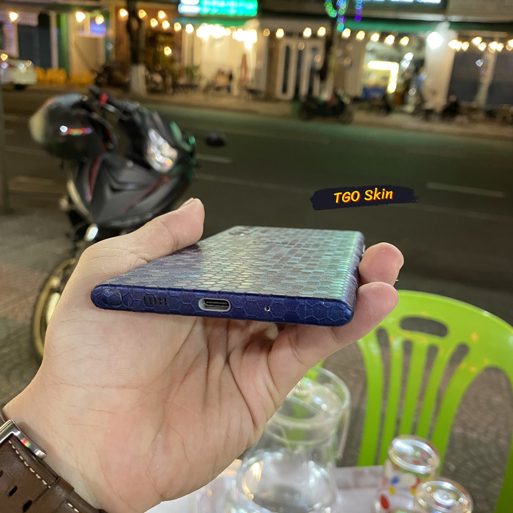 Miếng dán skin Honeycomb Samsung S10 / S10 Plus / S10 5G / S8 / S8 Plus  / S9 / S9 Plus cao cấp
