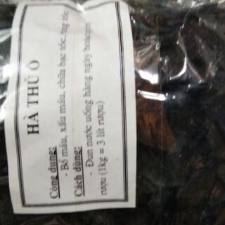 Hà thủ ô đỏ 1kg đã sơ chế