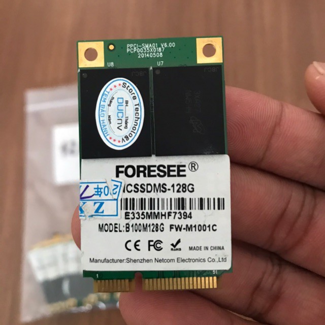 Ổ cứng SSD msata 128G FORESEE cũ 95