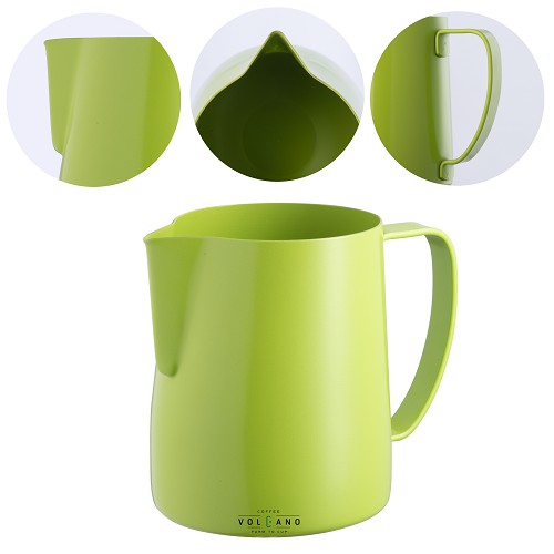 Volcano Ca inox 304 đánh sữa mũi nhọn 600ml