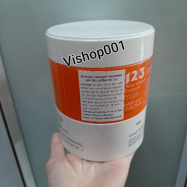 Kem ủ phục hồi và dưỡng tóc siêu mềm mượt 123 NANO COLLAGENT