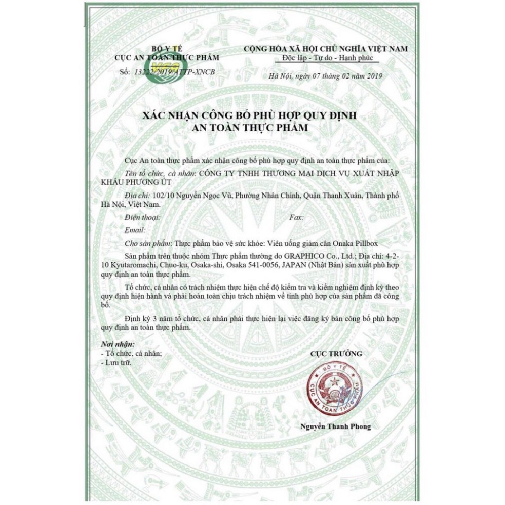 Viên Uống Giảm Mỡ Bụng Onaka Nhật Bản Hàng chính hãng