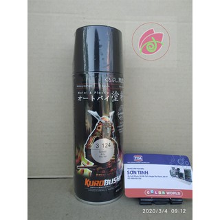Sơn xịt xe máy Samurai màu Bạc 124 (400 ml)