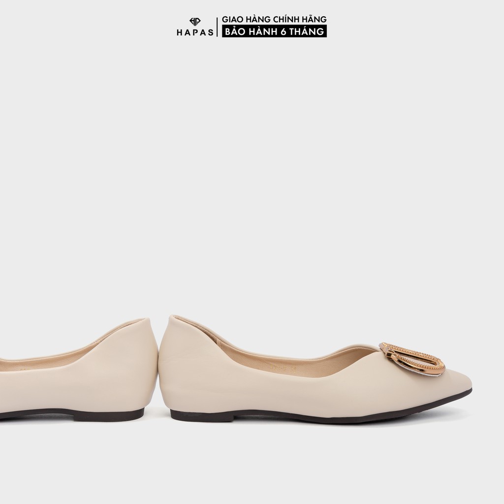 [Mã WABRHP306 giảm 15% đơn 299k] Giày Bệt Nữ Khoá 3D Mũi Nhọn HAPAS - GBB139 | BigBuy360 - bigbuy360.vn