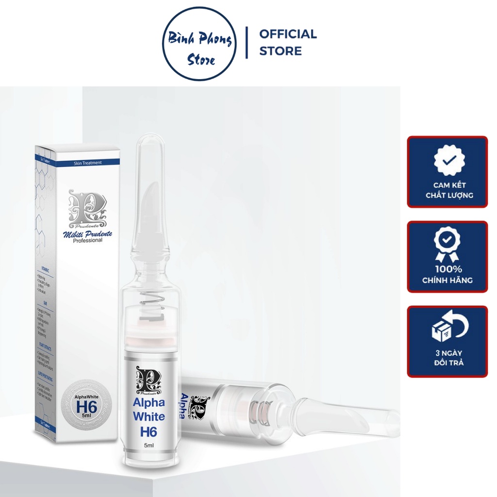 Kem Thâm Nách Mông Bẹn Nuwhite H6 Hộp 5ml Giúp Khử Thâm Cho Vùng Da Trắng Mịn Tươi Sáng