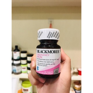 Sắt Bầu Blackmores 30 Viên Úc (Date Xa)