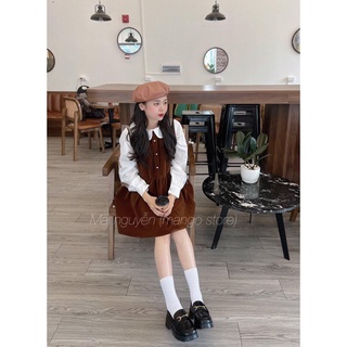 Váy nhung cổ sen 🧺