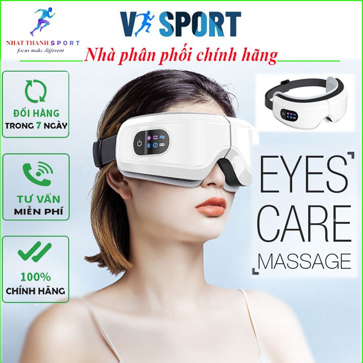 Máy Massage Mắt Cao Cấp, Máy Mát Xa Mắt Rung và Chườm Ấm Thư Giãn