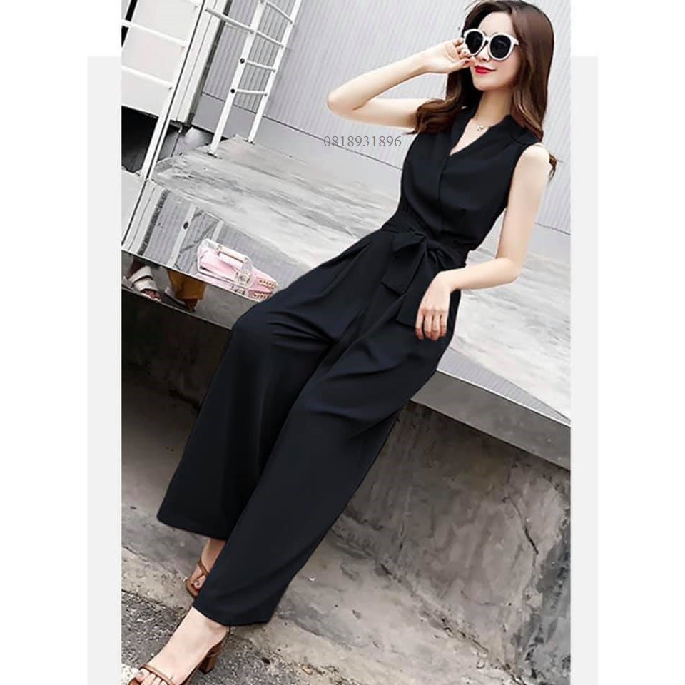 Bộ quần áo mùa hè jumpsuit nữ