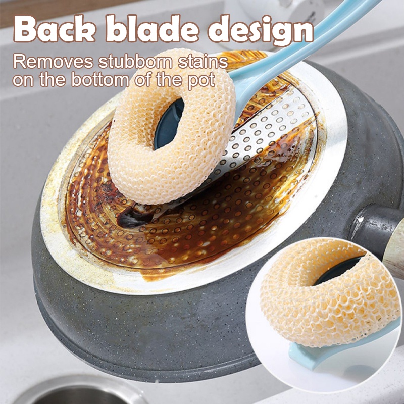 Cọ Vệ Sinh Nhà Bếp Có Tay Cầm Dài Tiện Dụng