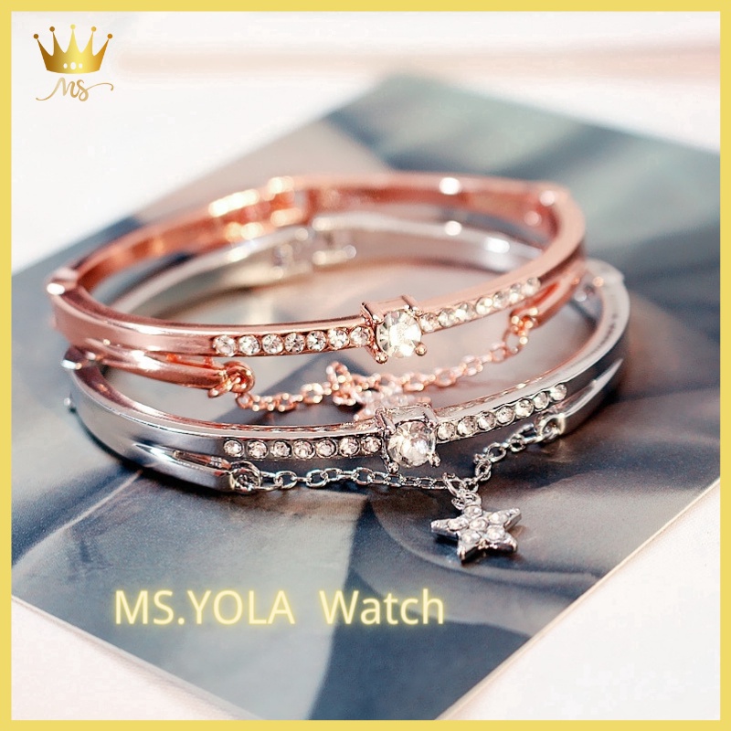 Phiên bản tiếng Hàn Thời trang nữ quyến rũ bangle Stars Bracelet Phụ kiện trang sức Quà tặng cho bạn gái
