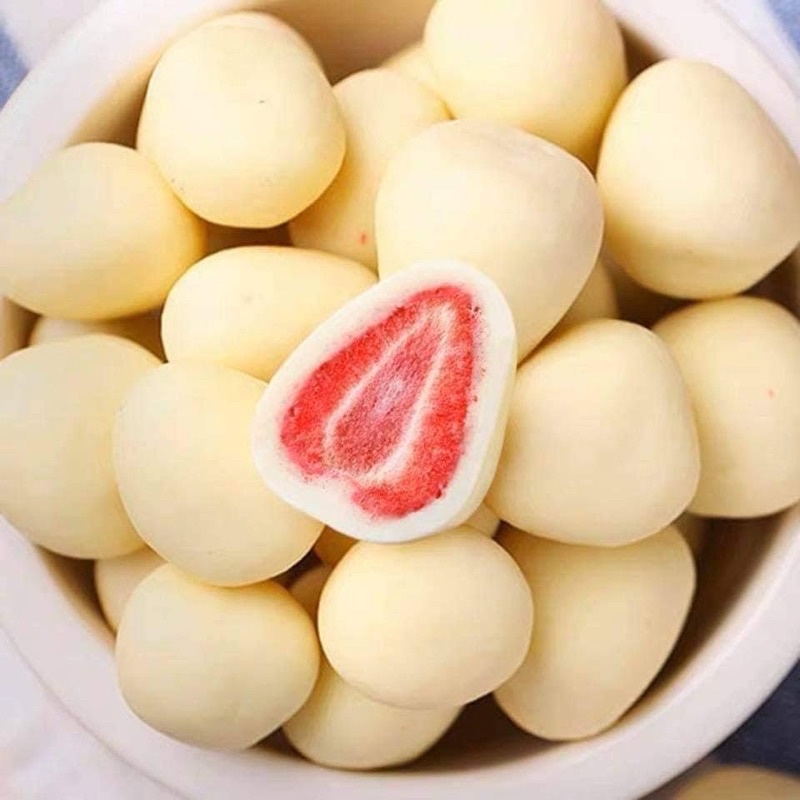 Kẹo Socola Bọc Dâu Tây Sấy